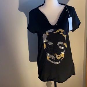 New Zadig & Voltaire skull Tee